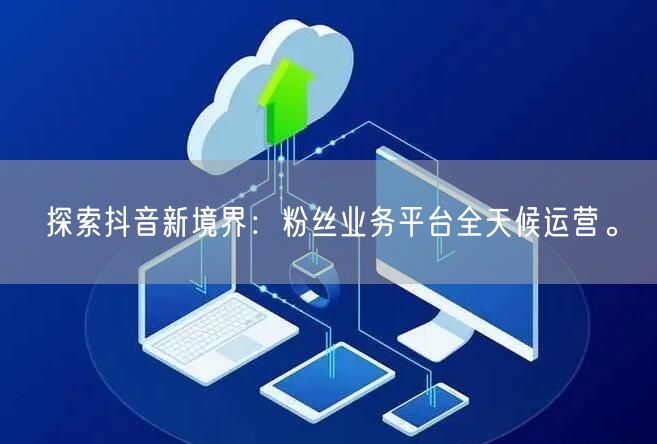 探索抖音新境界：粉丝业务平台全天候运营。
